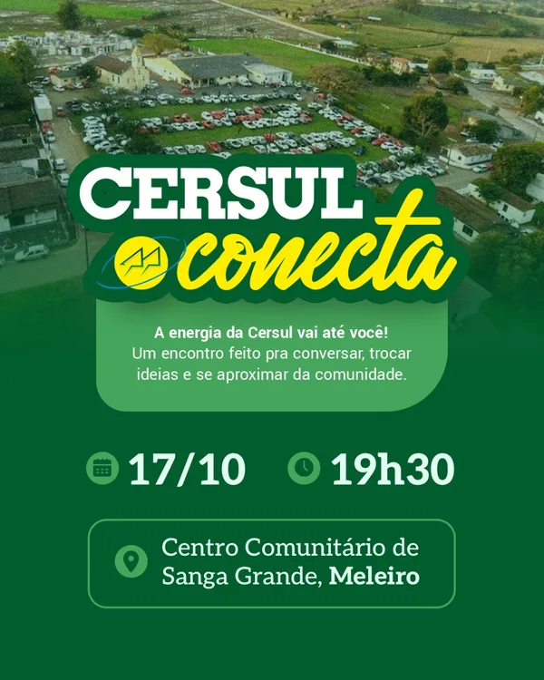 “Cersul Conecta” chega a Sanga Grande nesta sexta-feira